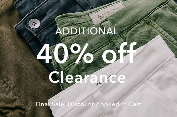 Additional 40% off Clearance
