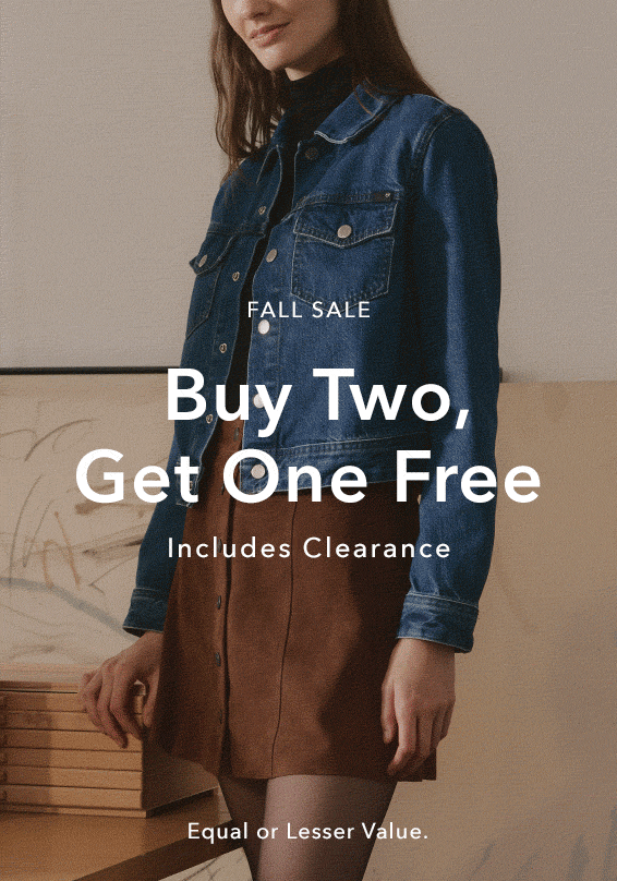 Fall Sale: Buy Two, Get One Free Promotion