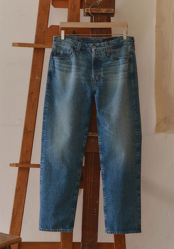 Pair of blue, denim jeans