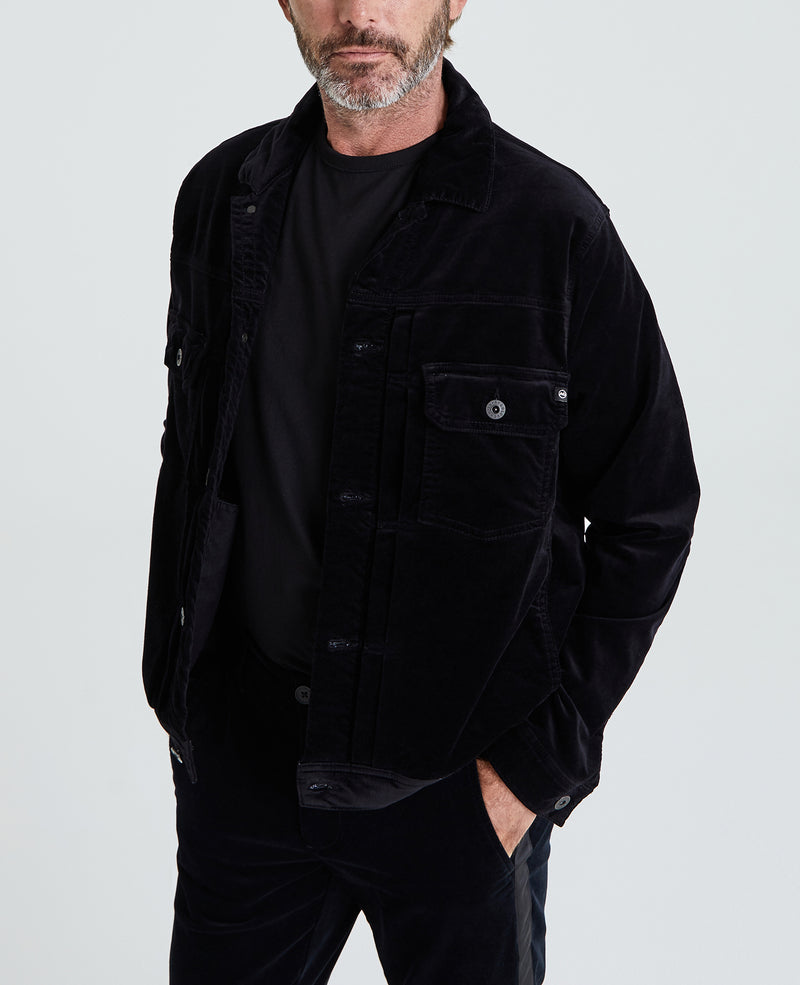 Mens Omaha Jacket True Black AG Jeans Outlet