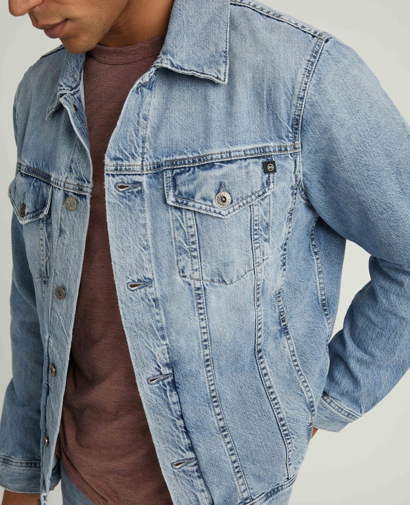 Dart Jacket 1995 Kensal Classic Trucker Jacket Men Tops Photo 3