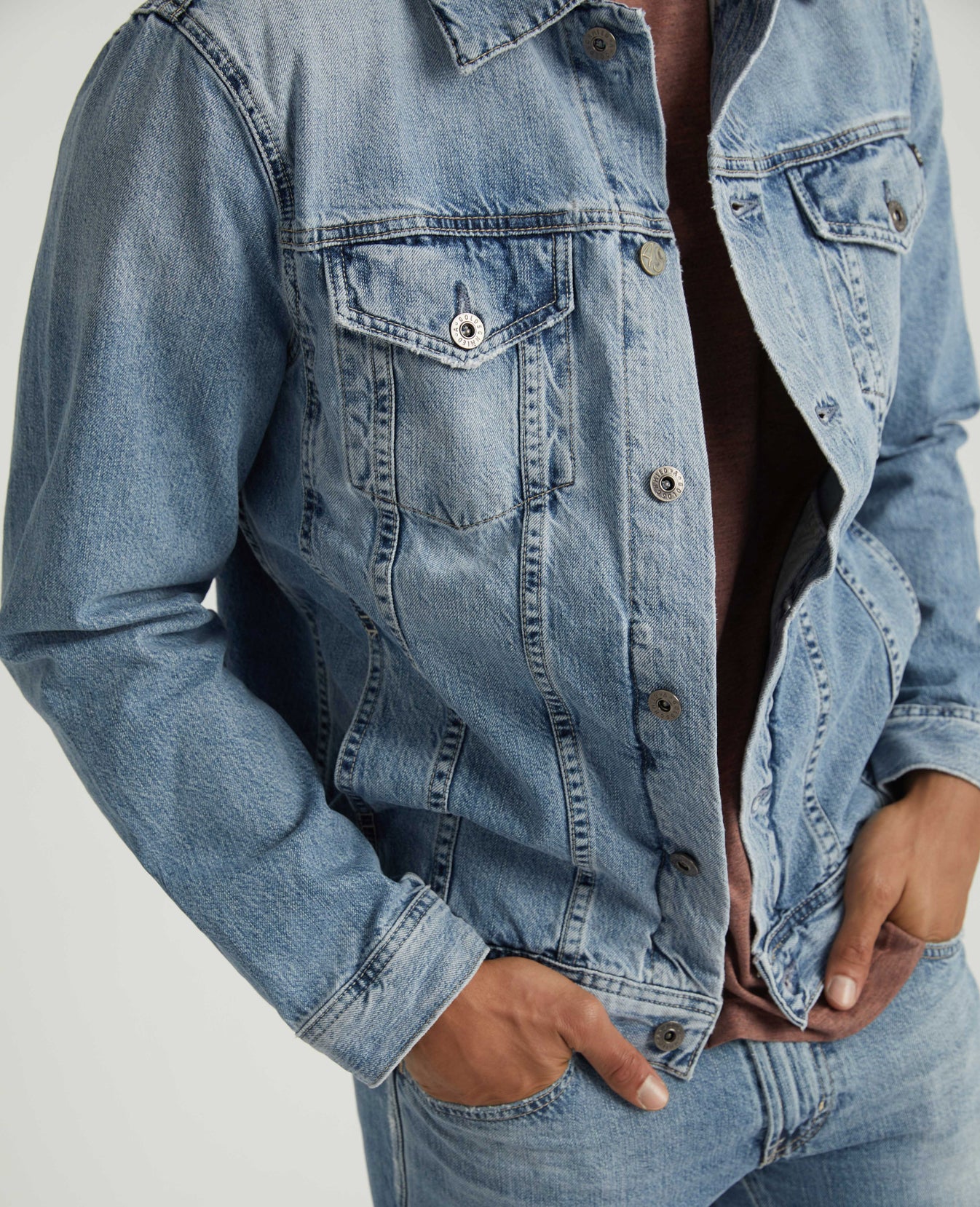 Dart Jacket 1995 Kensal Classic Trucker Jacket Men Tops Photo 5