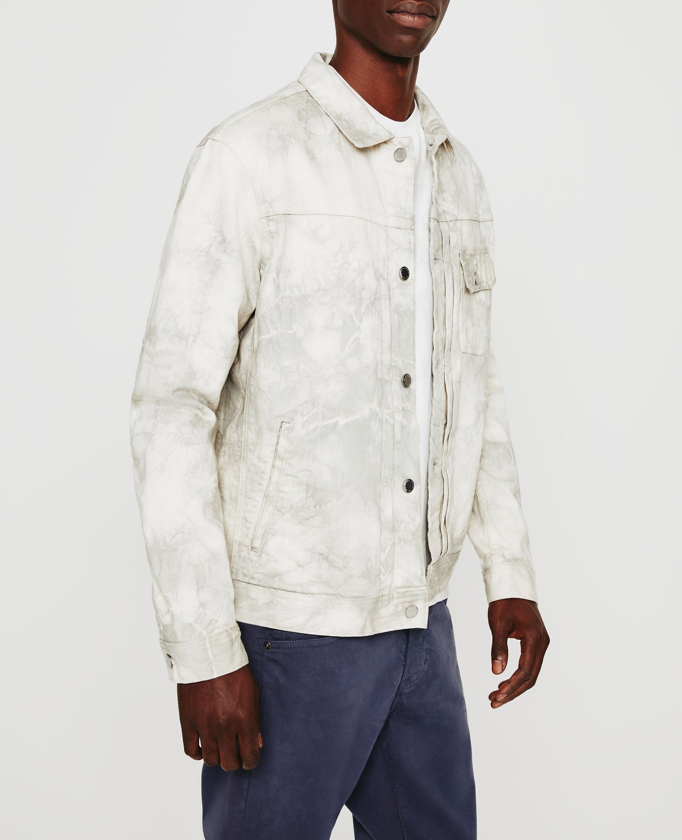 Sid Jacket Tie Dye Fade To Graye Mens Top Photo 3