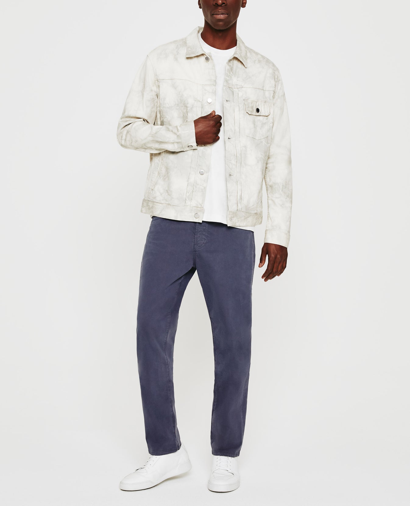 Sid Jacket Tie Dye Fade To Graye Mens Top Photo 4