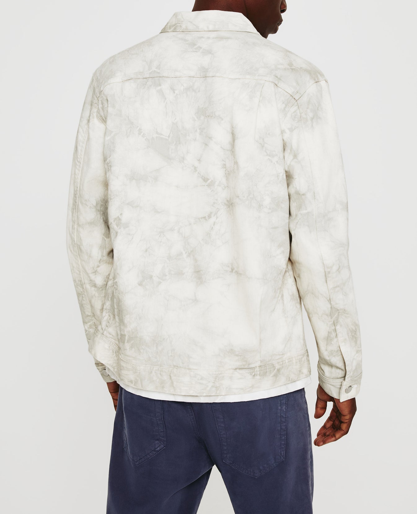 Sid Jacket Tie Dye Fade To Graye Mens Top Photo 6