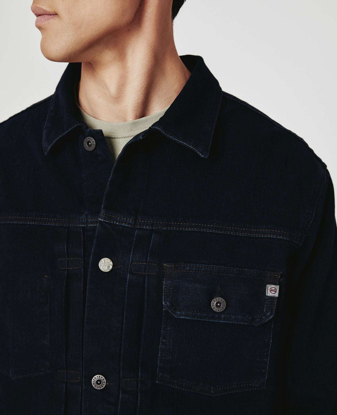 Sid Jacket 2 Years Hazard Pleated Trucker Jacket Men Tops Photo 2