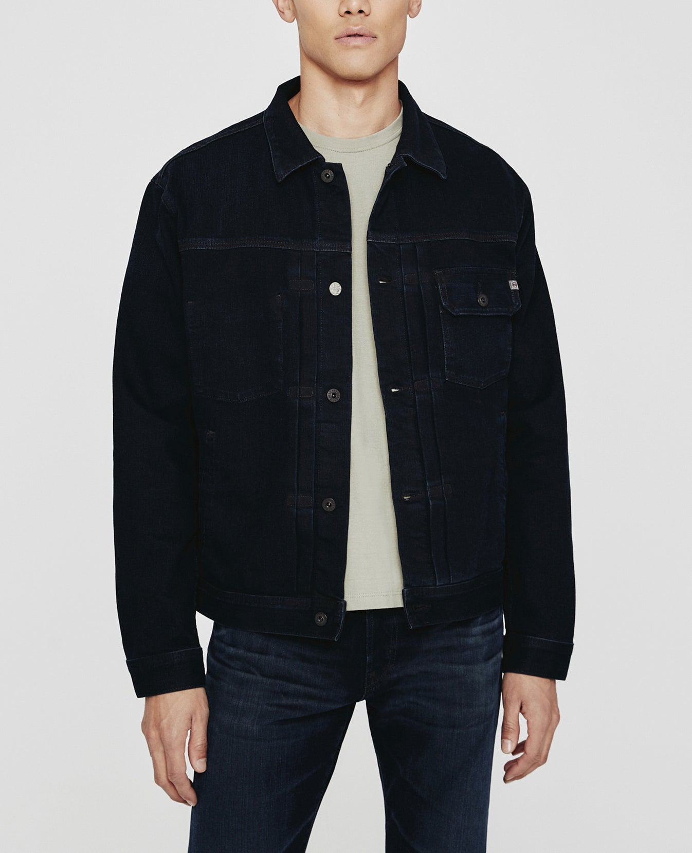 Sid Jacket 2 Years Hazard Pleated Trucker Jacket Men Tops Photo 6