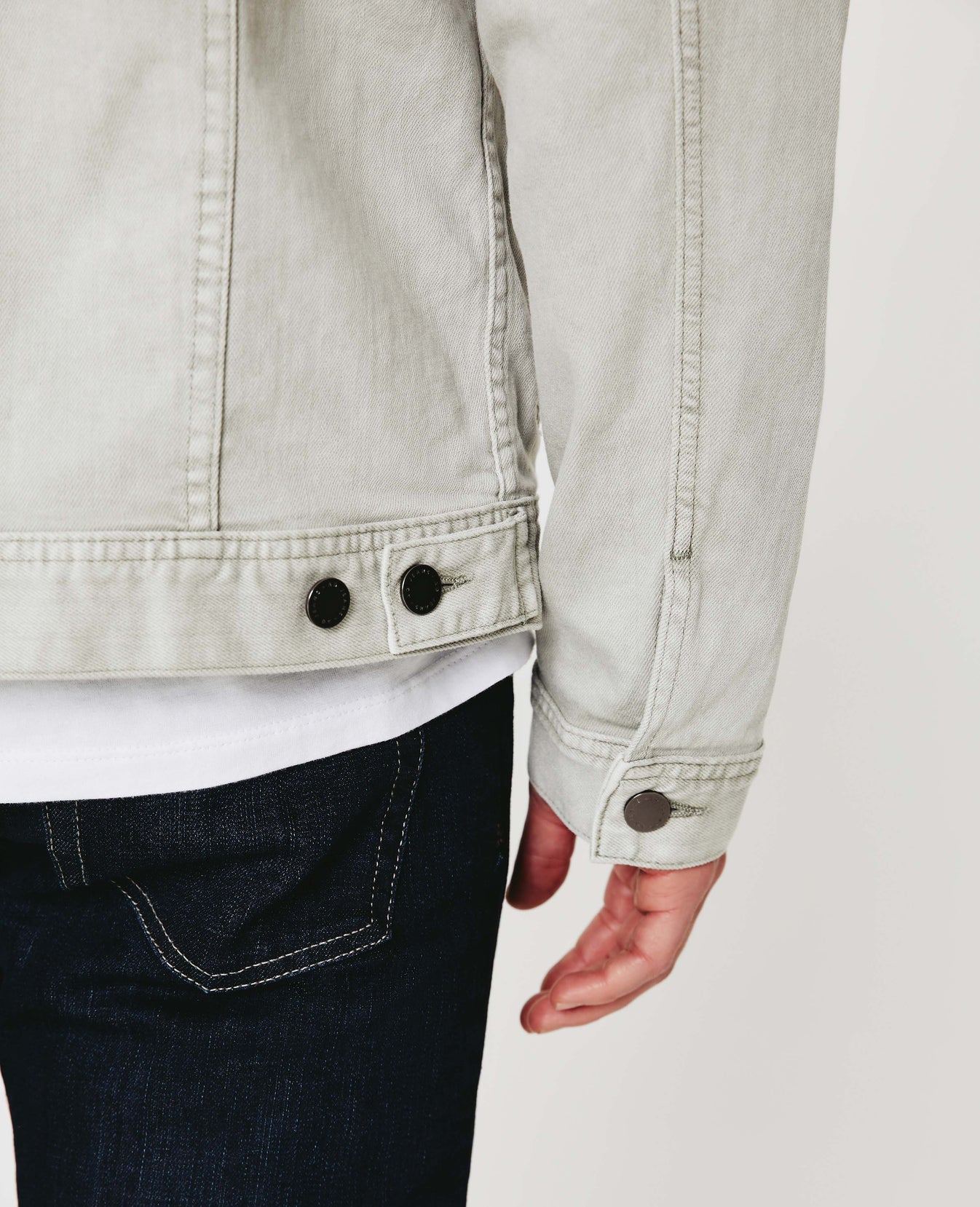 Dart Jacket Earth Pigment Natural Agave Classic Trucker Jacket Men Tops Photo 7