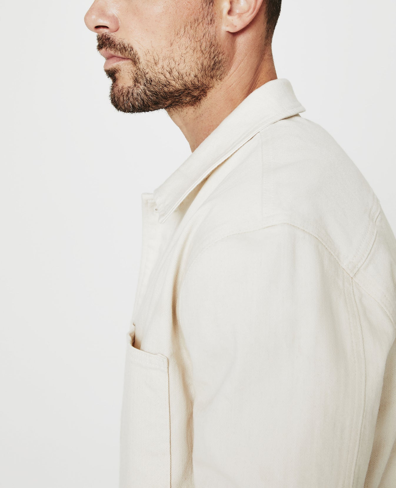 Kirin Chore Jacket Ecru Dunes Classic Chore Jacket Men Tops Photo 3