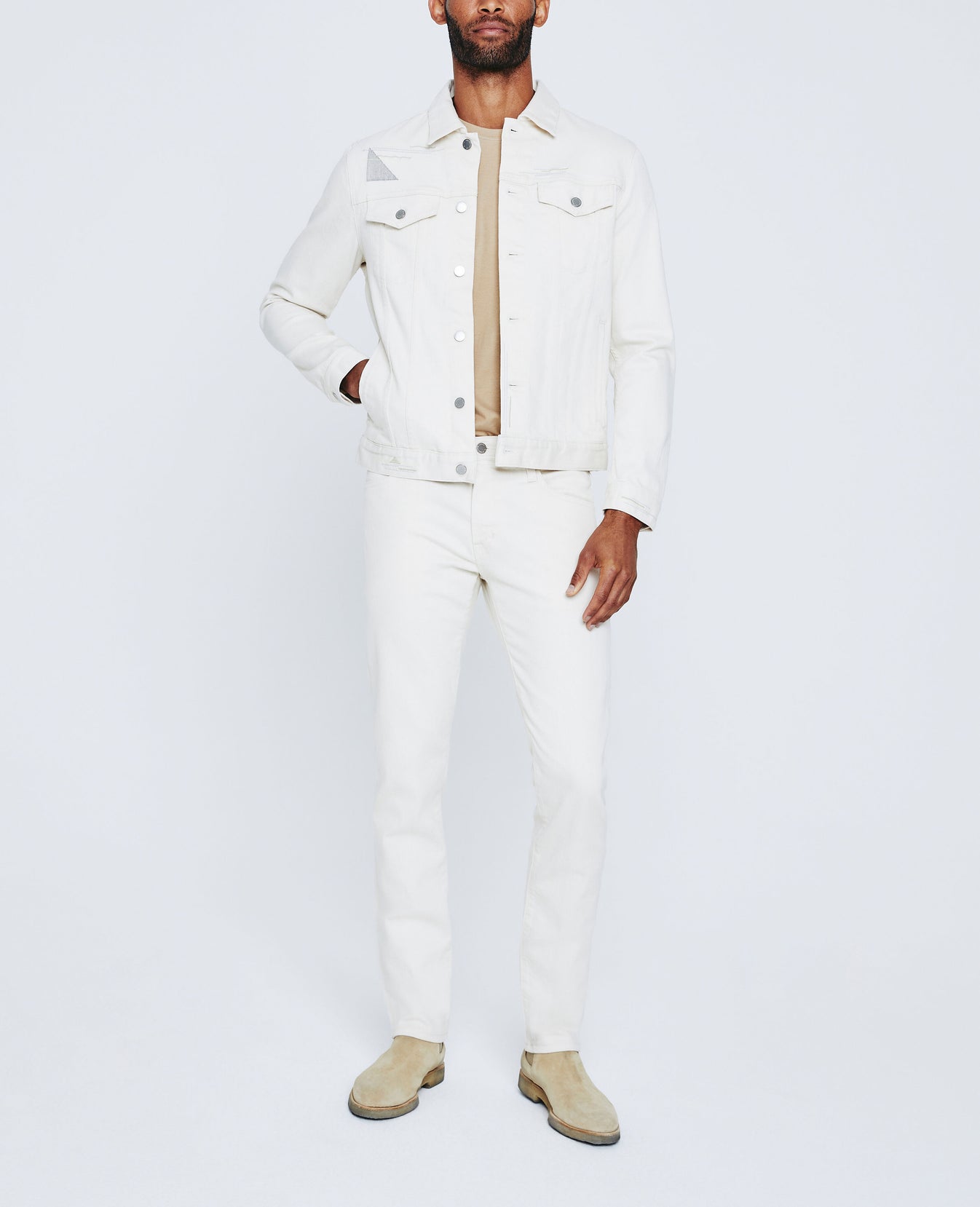 Dart Jacket Cabrillo Embroidered Classic Trucker Jacket Men Tops Photo 7