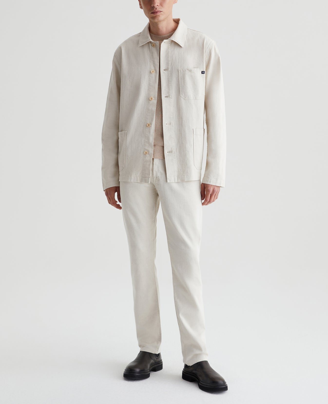 Roari Jacket Natural Mens Top Photo 2