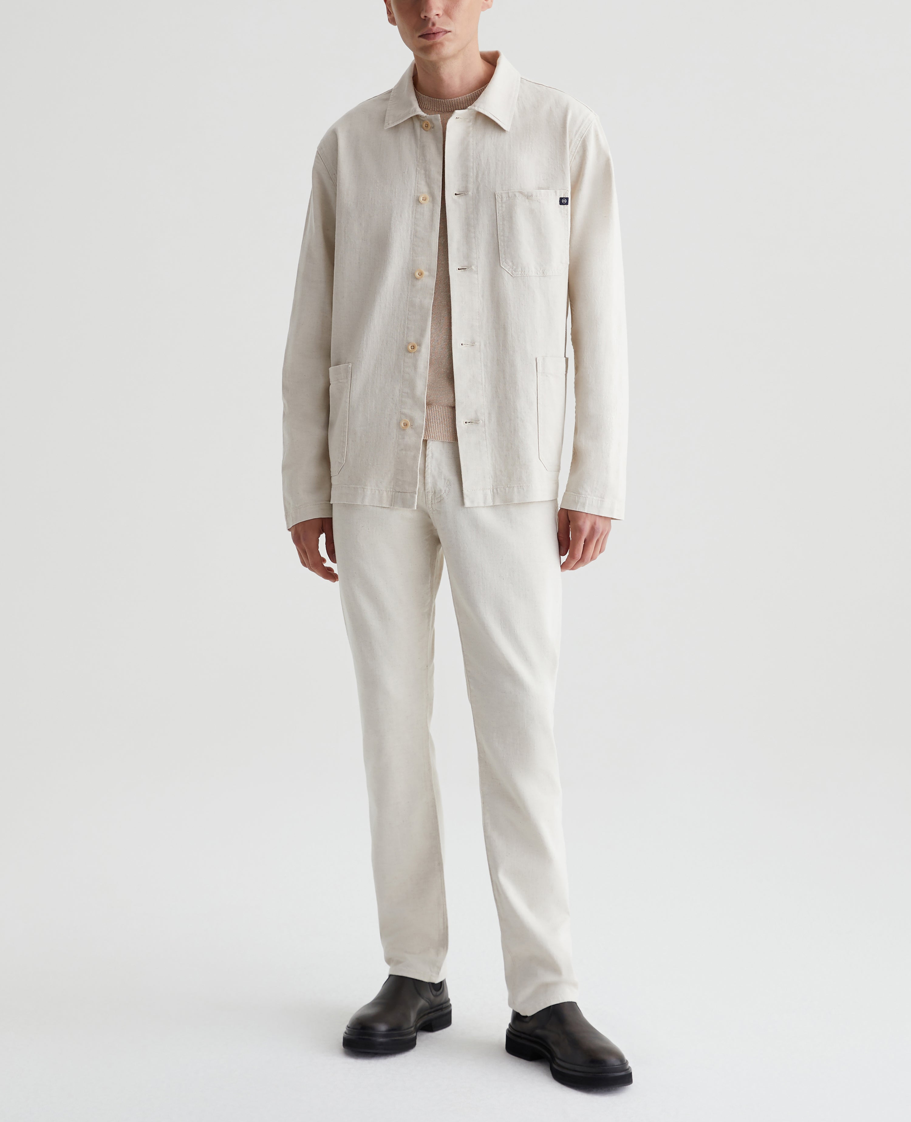 Roari Jacket Natural Mens Top Photo 2