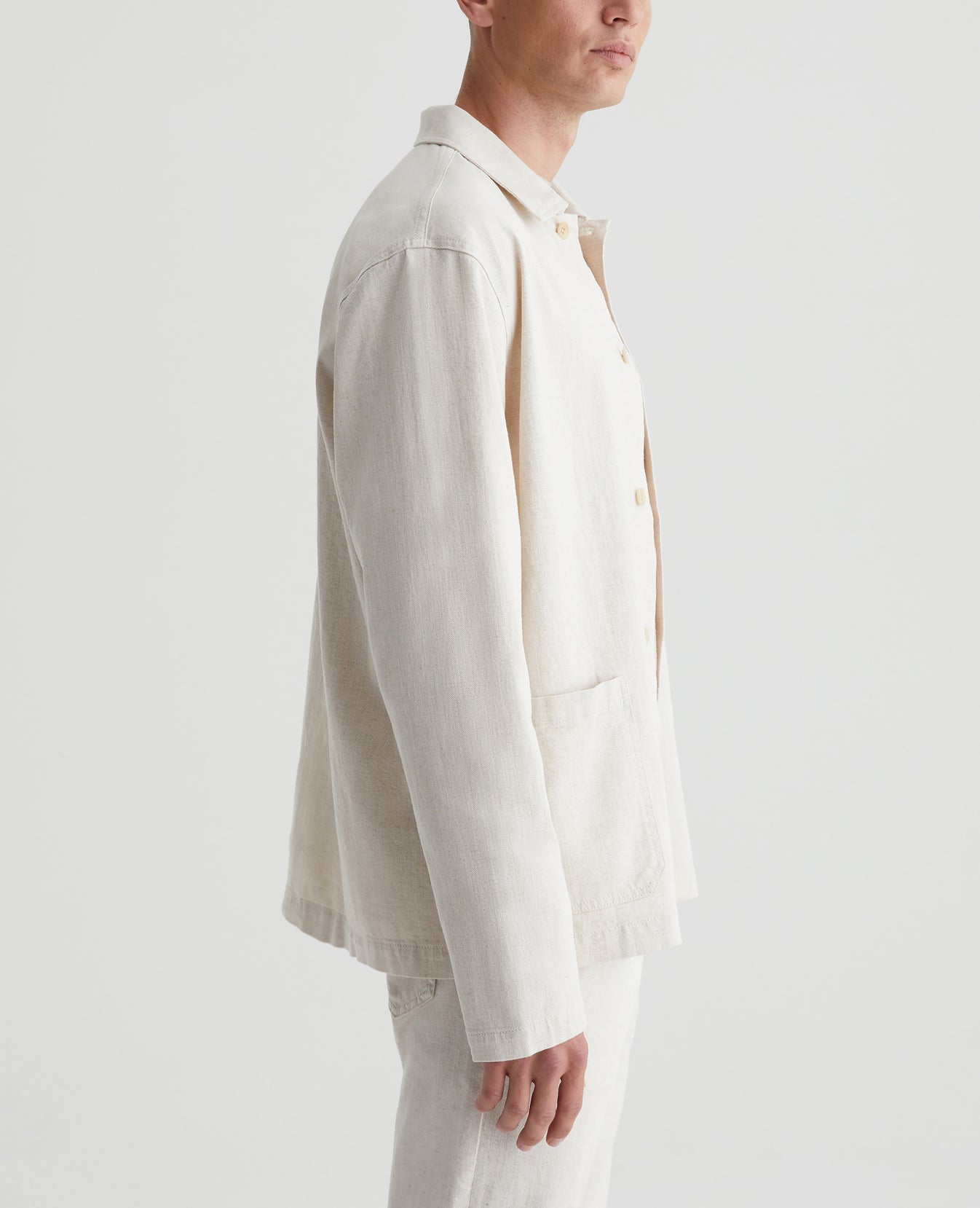 Roari Jacket Natural Mens Top Photo 4