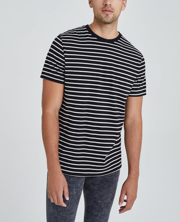 Bryce Crew True Black/Ivory Dust Classic Fit Crew Men Tops Photo 3