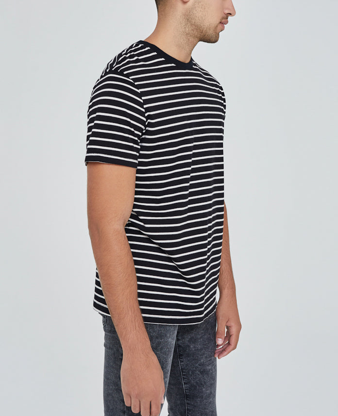 Bryce Crew True Black/Ivory Dust Classic Fit Crew Men Tops Photo 4