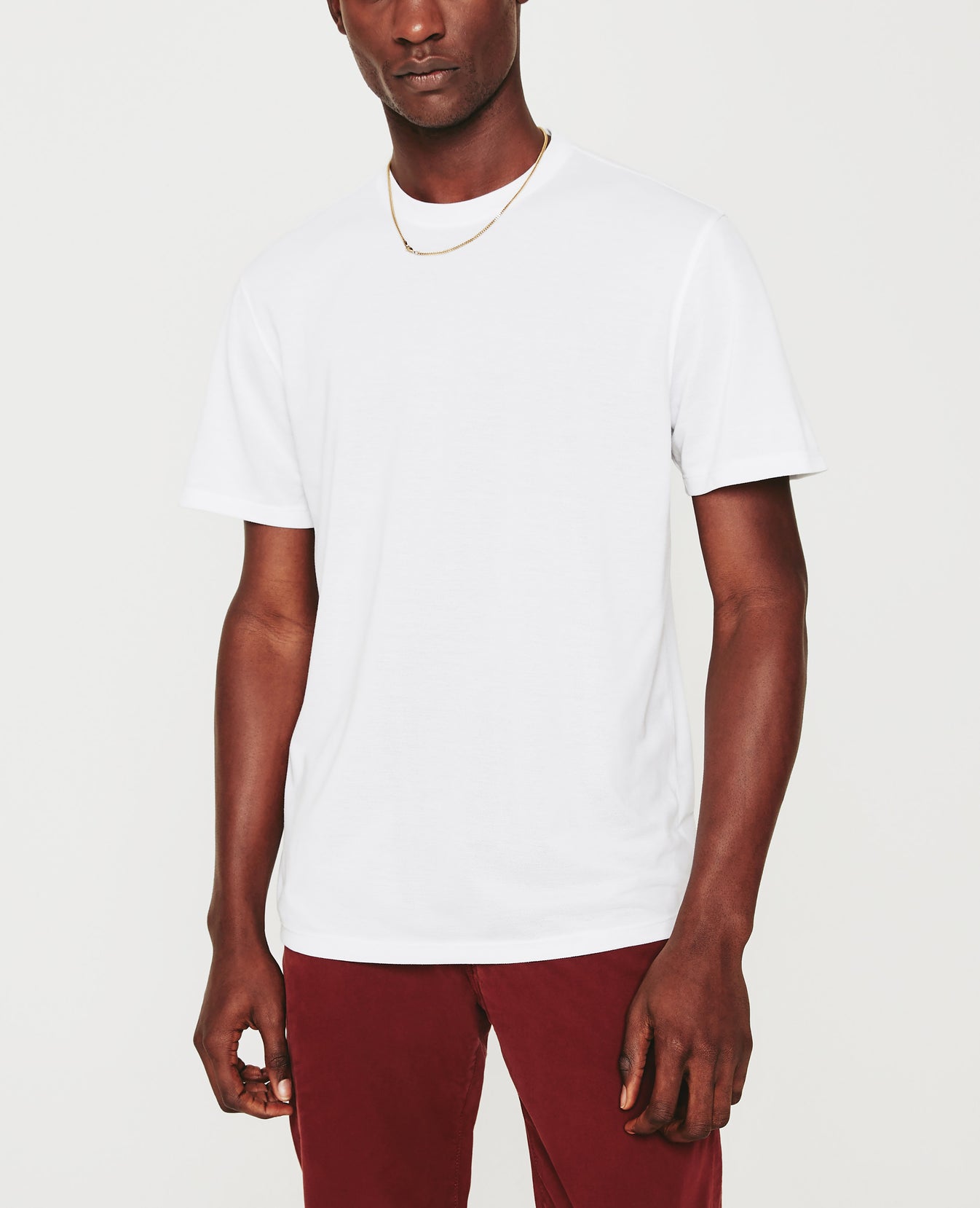 Bryce Crew True White mens Top Photo 1