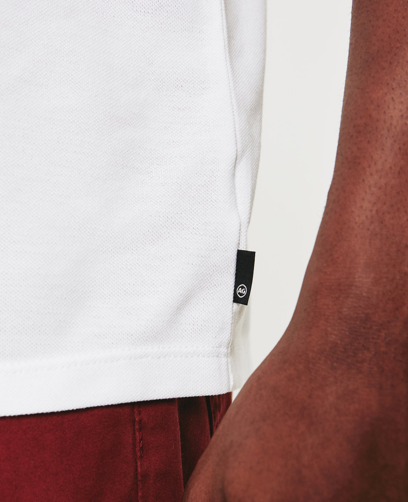 Bryce Crew True White mens Top Photo 5