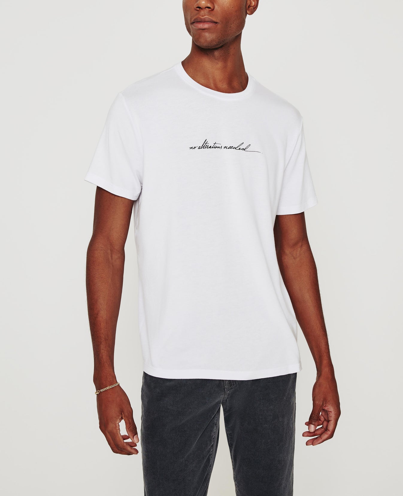 Bryce Crew True White Classic Fit Crew Men Tops Photo 1