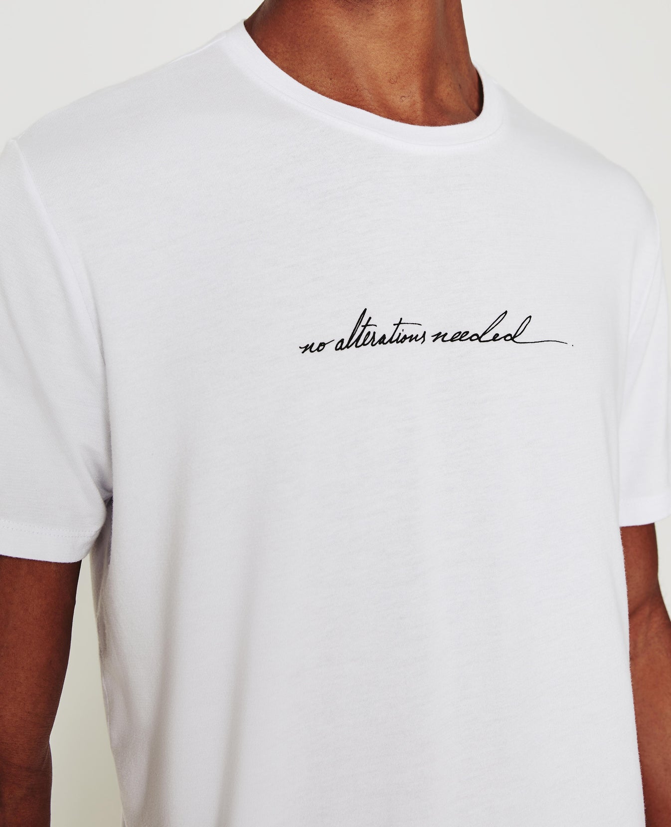 Bryce Crew True White Classic Fit Crew Men Tops Photo 2