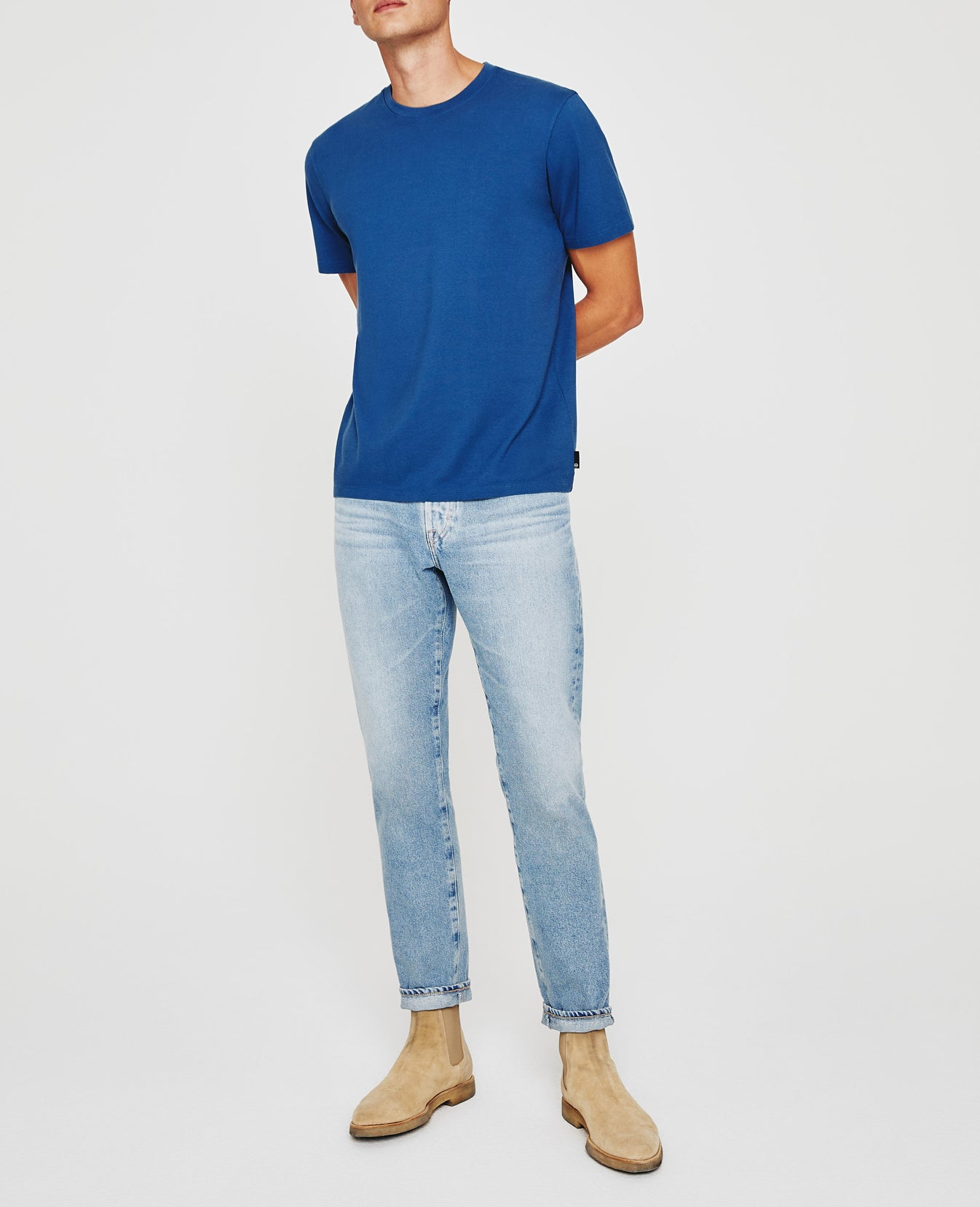 Bryce Crew Indigo Flame Mens Top Photo 6