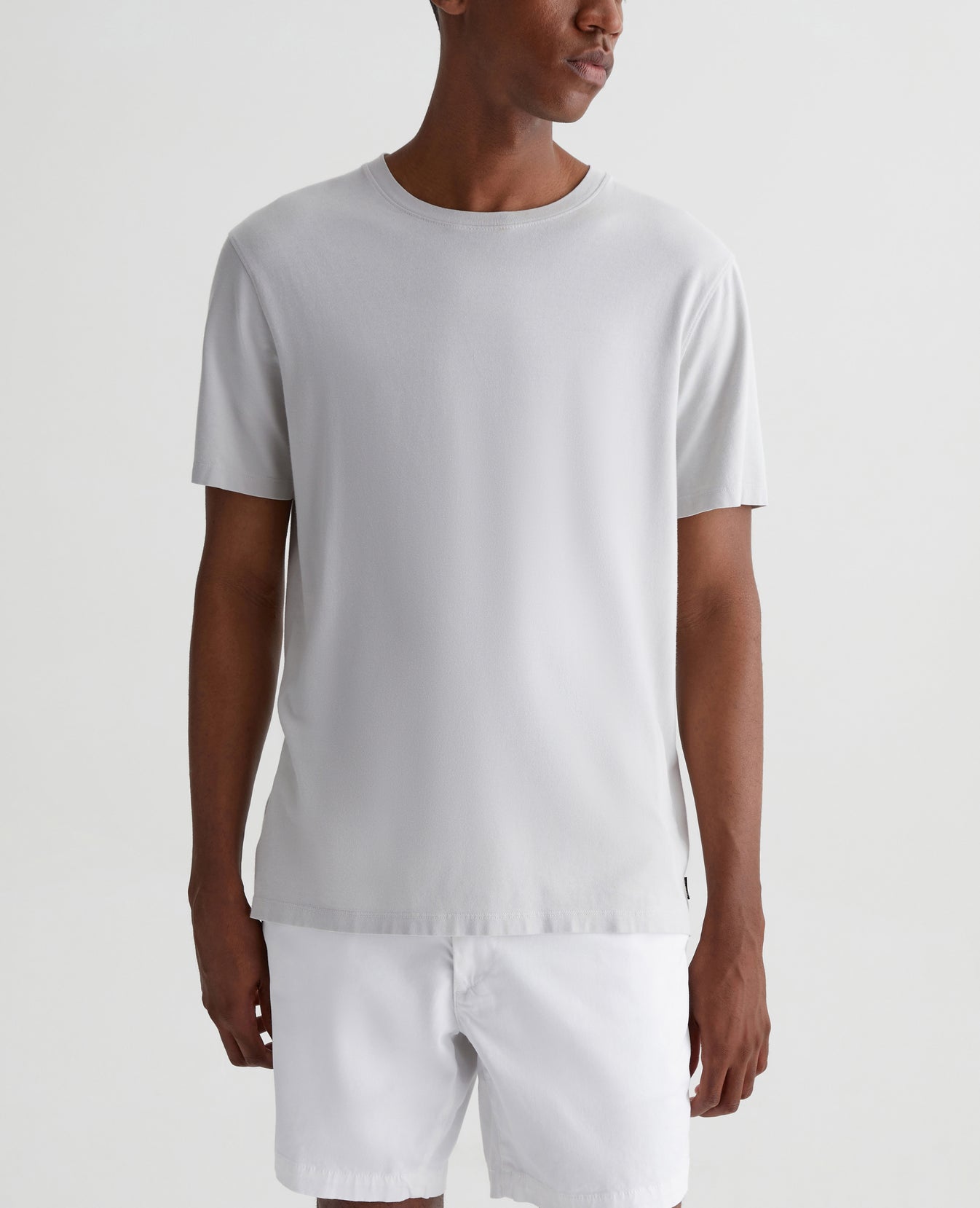 Bryce Crew Silver Smoke Mens Top Photo 1
