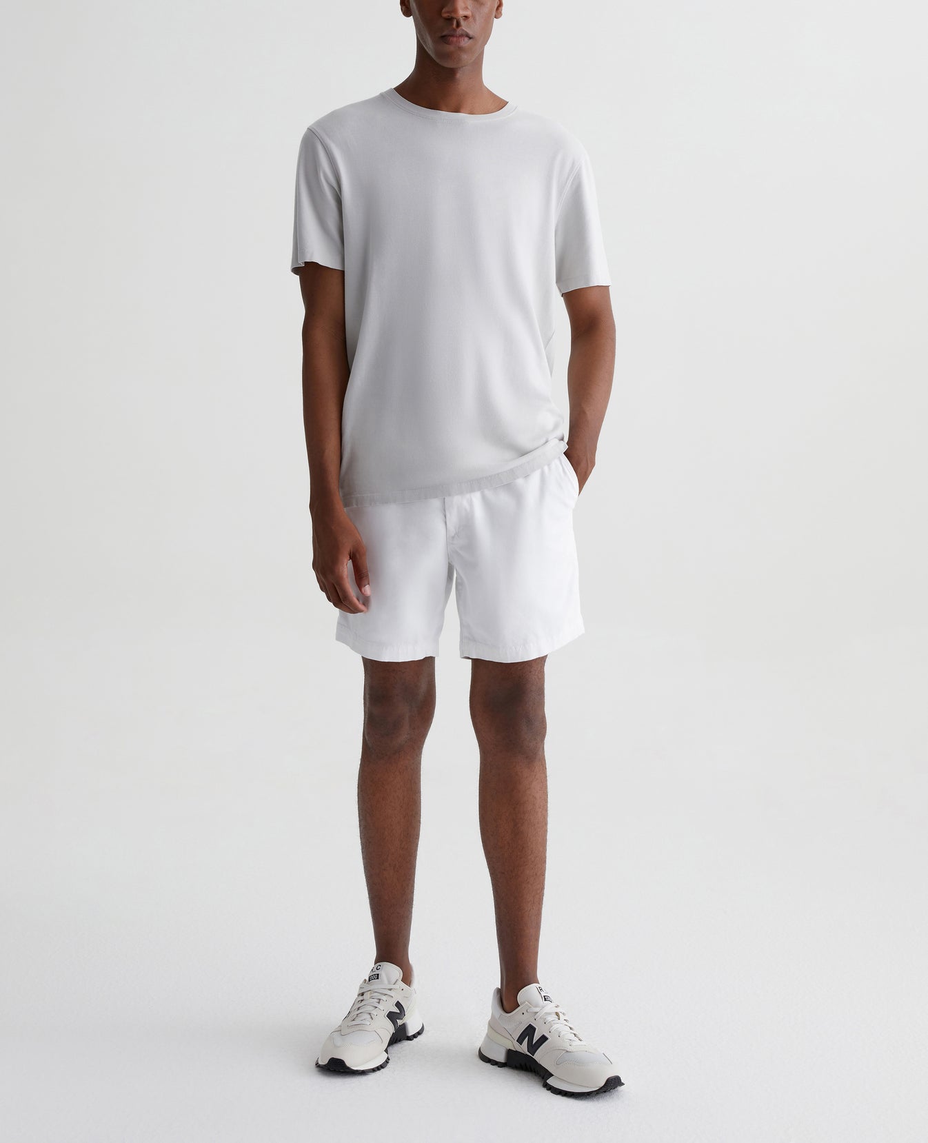 Bryce Crew Silver Smoke Mens Top Photo 2