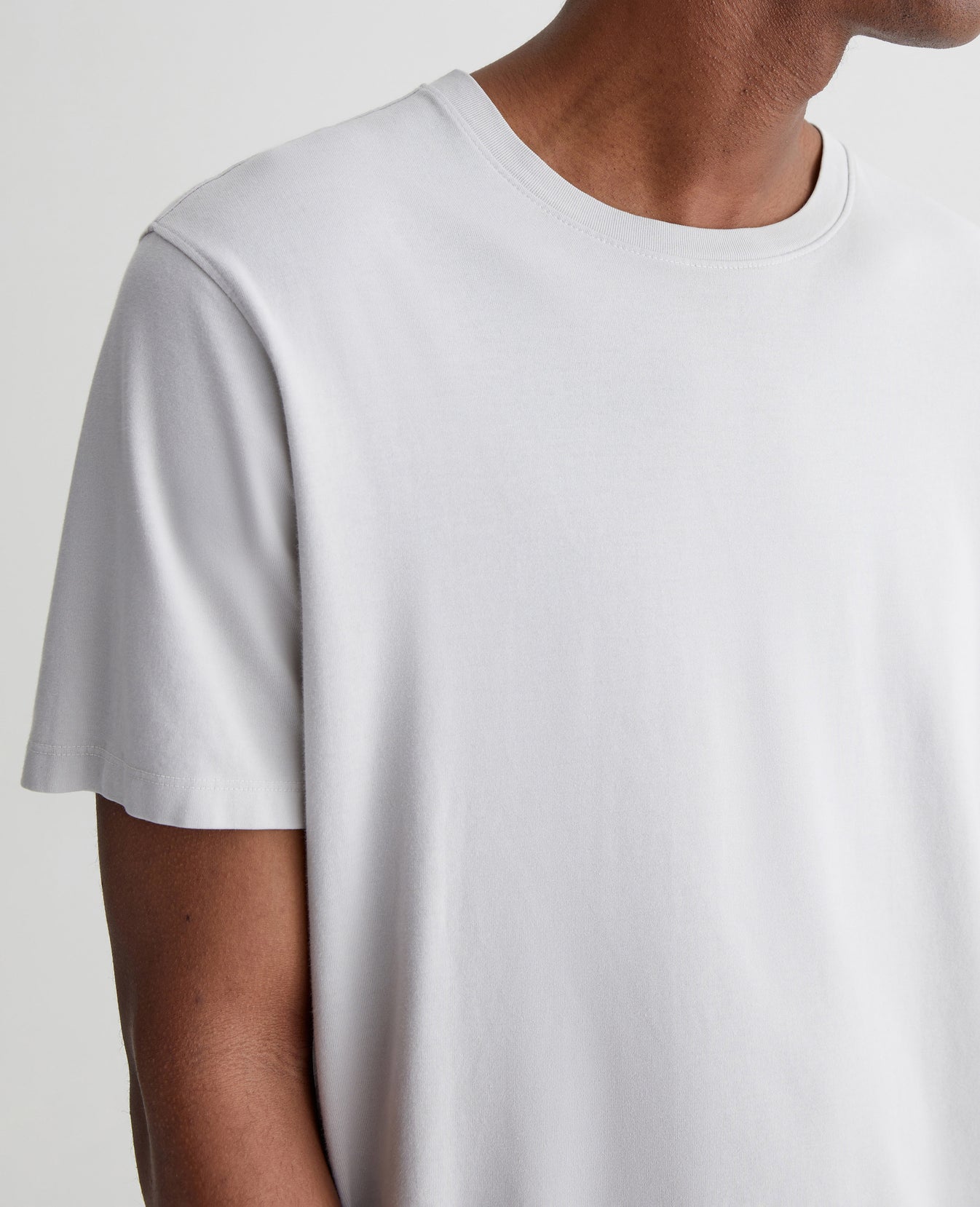 Bryce Crew Silver Smoke Mens Top Photo 3