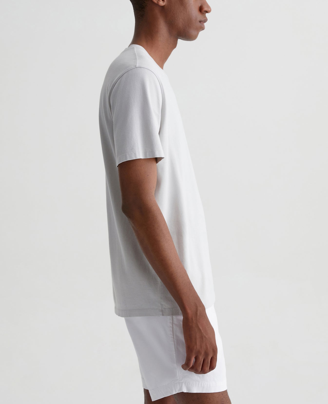 Bryce Crew Silver Smoke Mens Top Photo 4