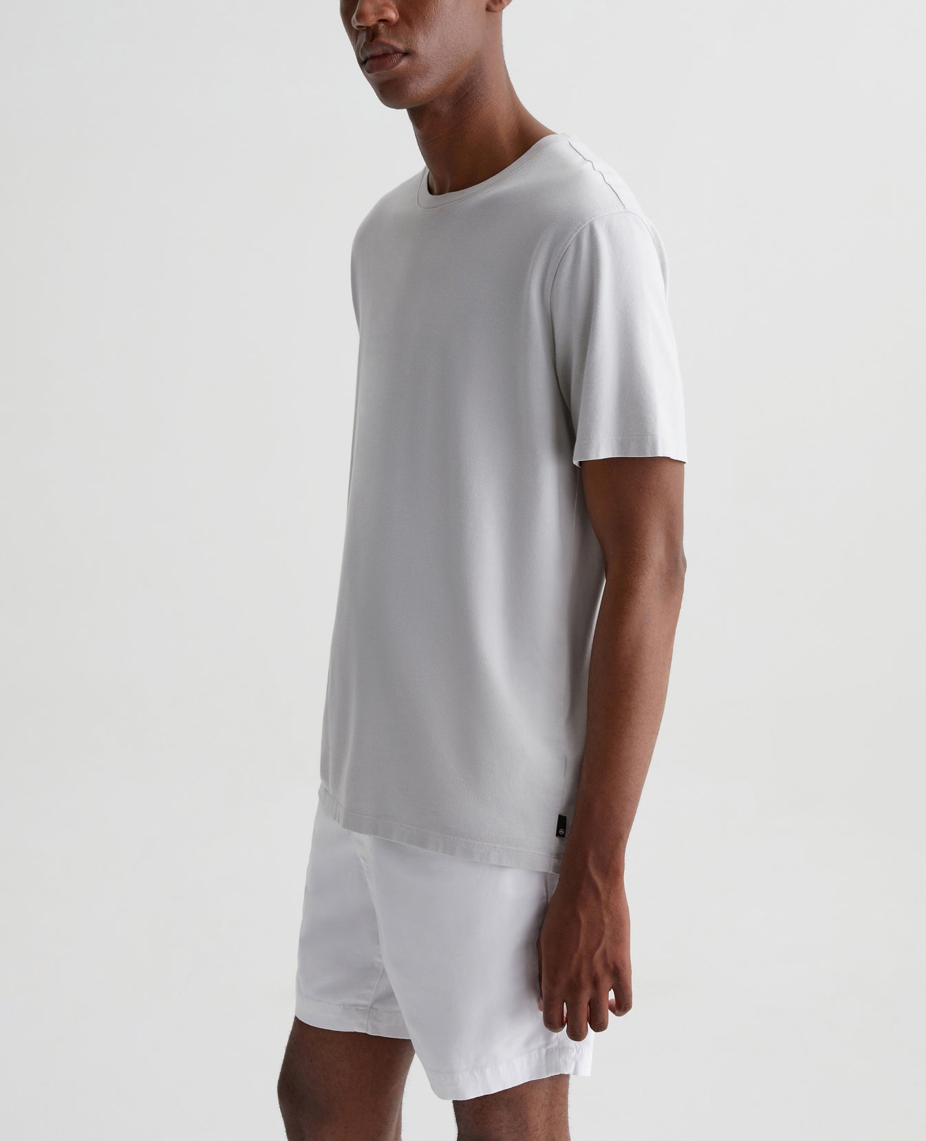 Bryce Crew Silver Smoke Mens Top Photo 5