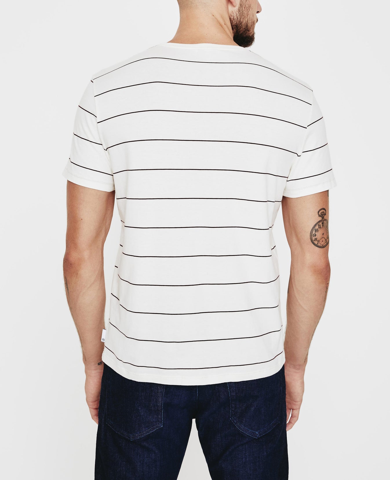 Bryce Crew Ivory Dust/Spiced Rum Classic Fit Crew Men Tops Photo 6