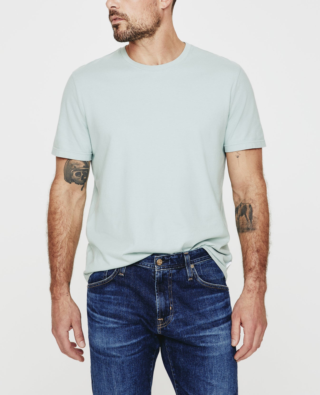 Bryce Crew Sky Bend Classic Fit Crew Neck Men Tops Photo 4