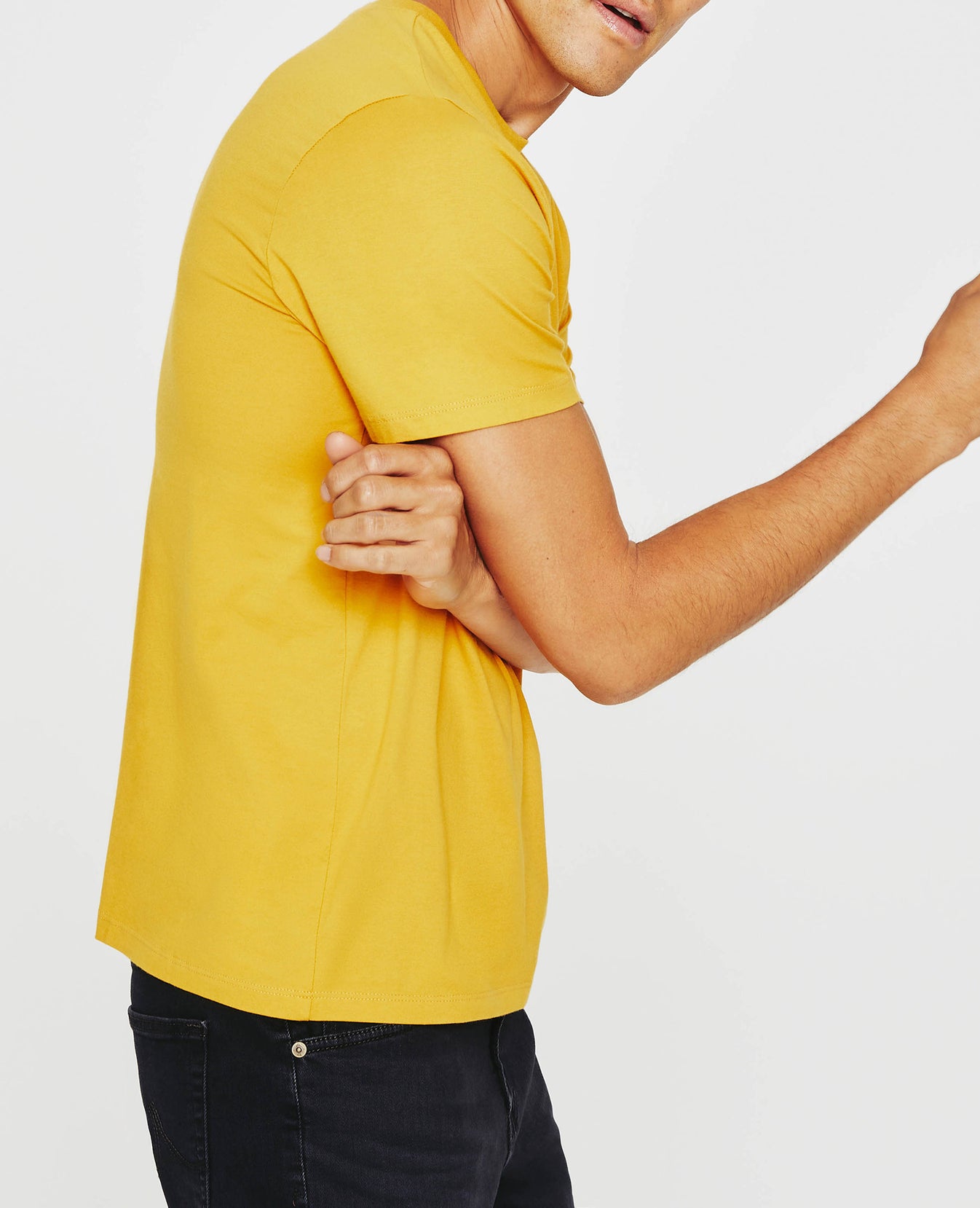 Bryce Crew Modern Copper Classic Crew Neck Men Tops Photo 6