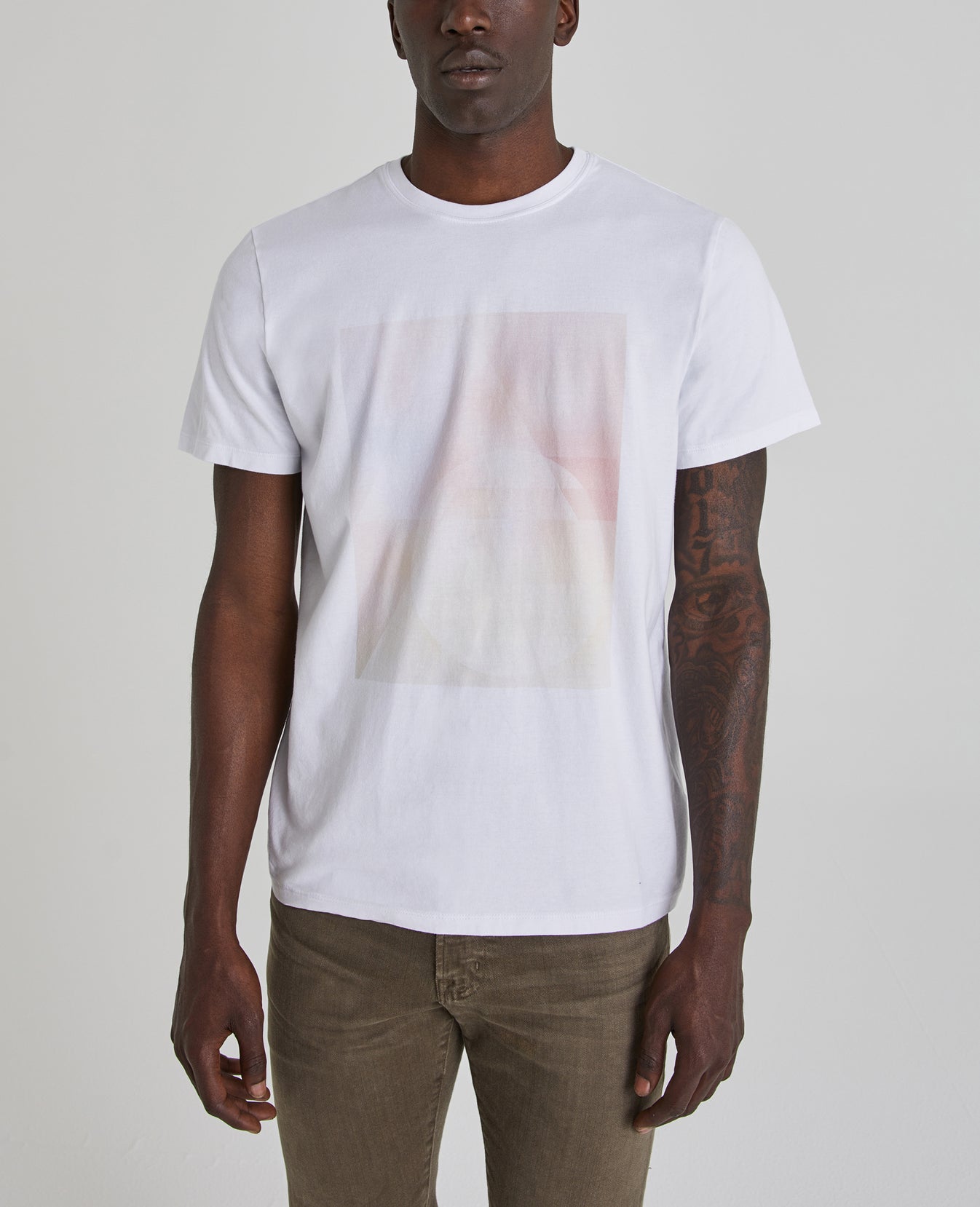 Bryce Crew Arcane Rose Fog Classic Fit Crew Men Tops Photo 1