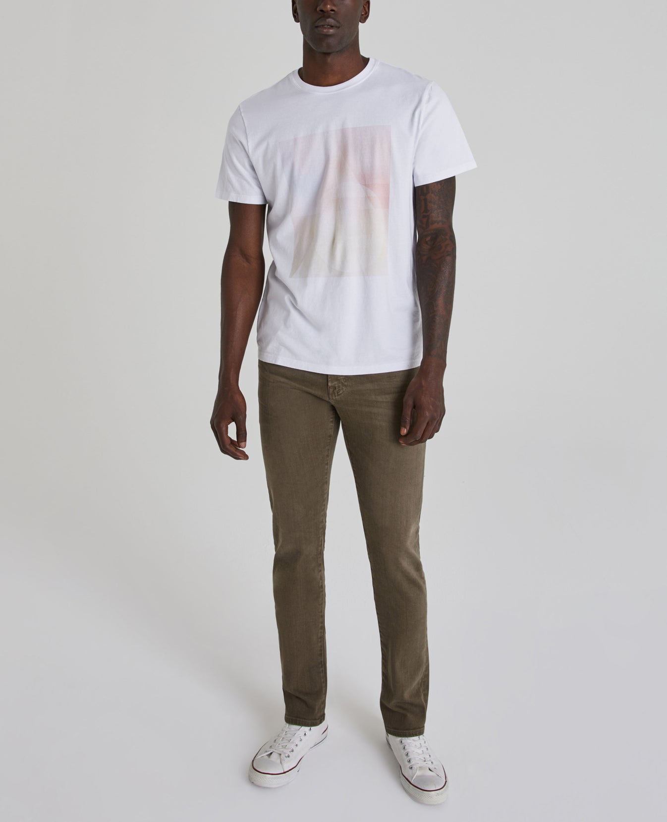 Bryce Crew Arcane Rose Fog Classic Fit Crew Men Tops Photo 3