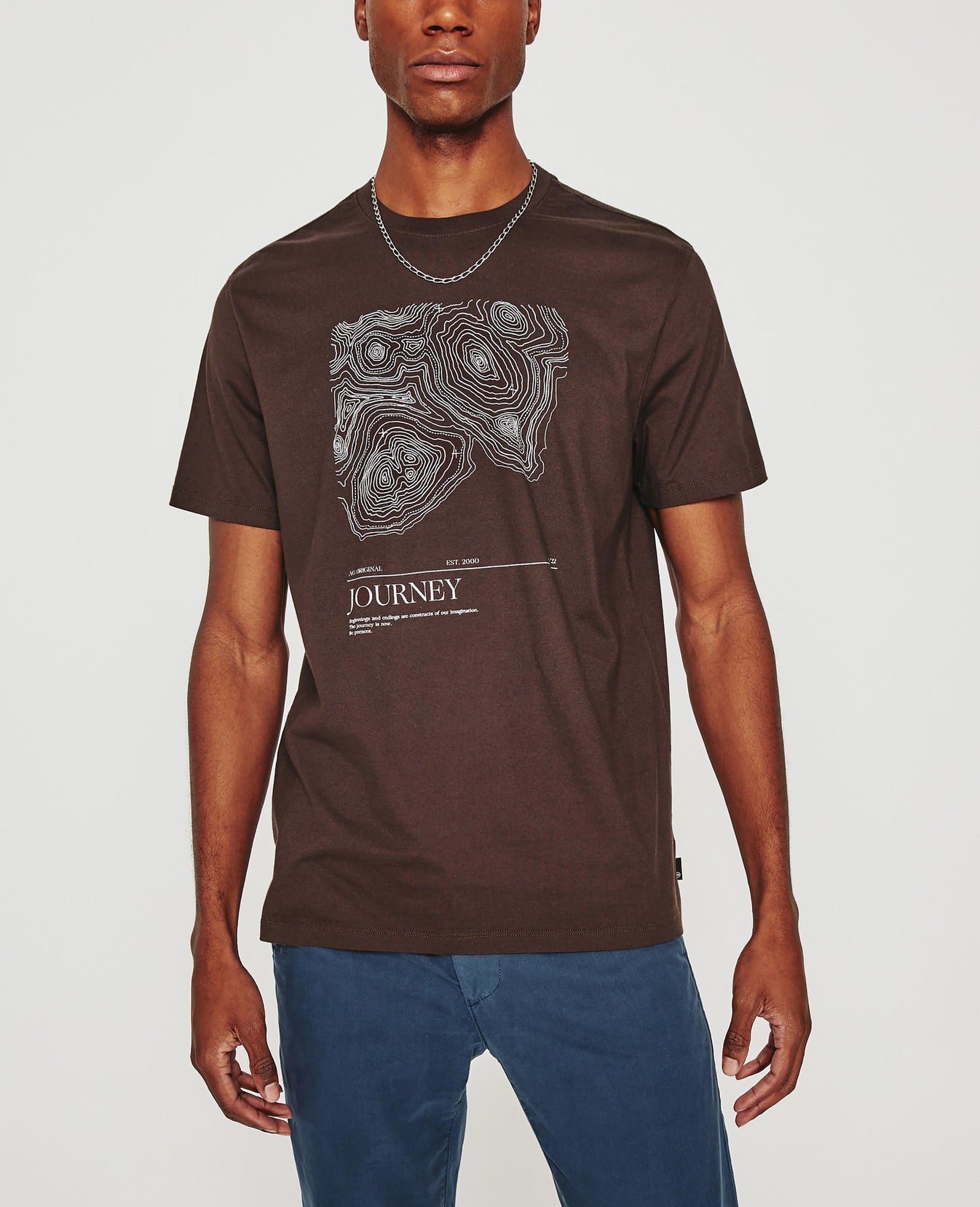 Bryce Crew Journey Antique Brown Mens Top Photo 1