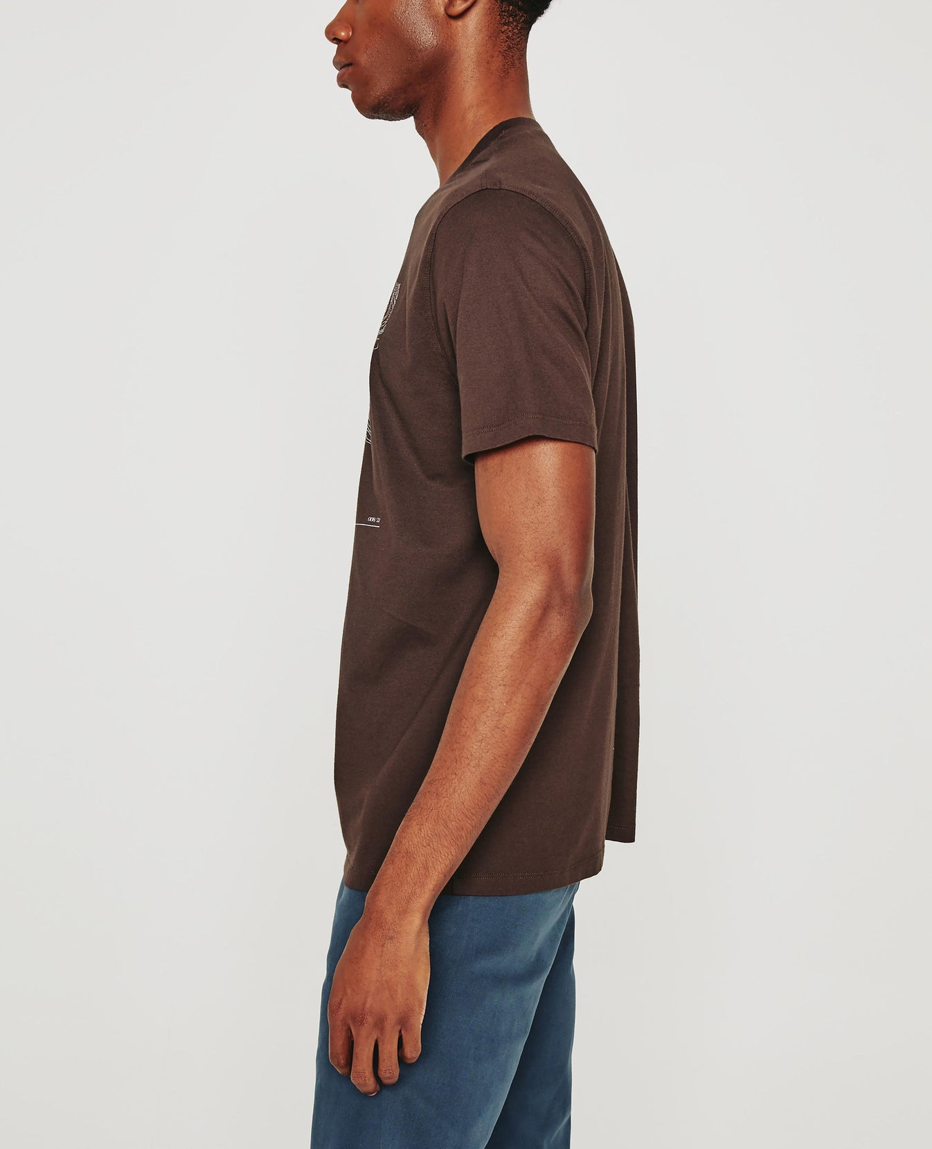 Bryce Crew Journey Antique Brown Mens Top Photo 4