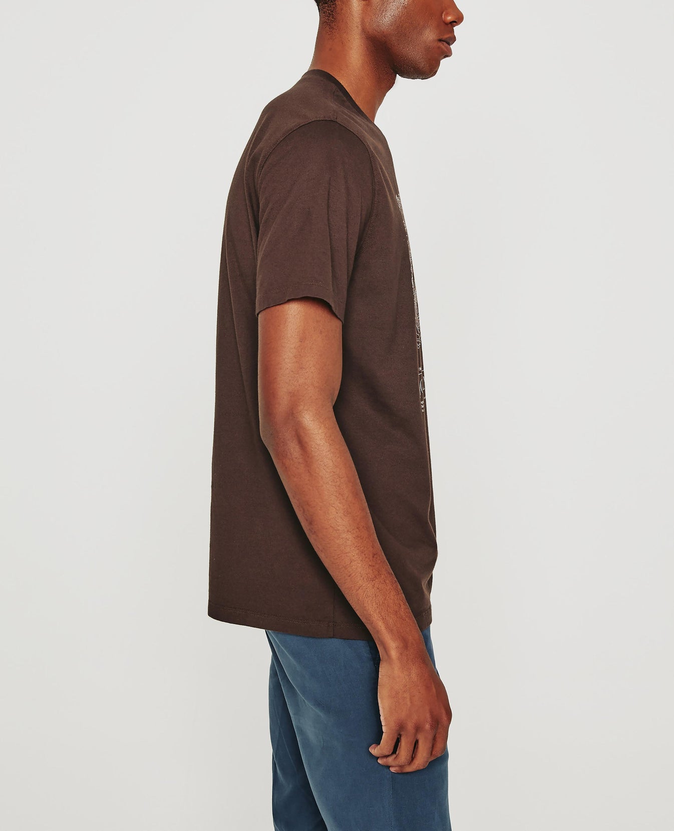 Bryce Crew Journey Antique Brown Mens Top Photo 5