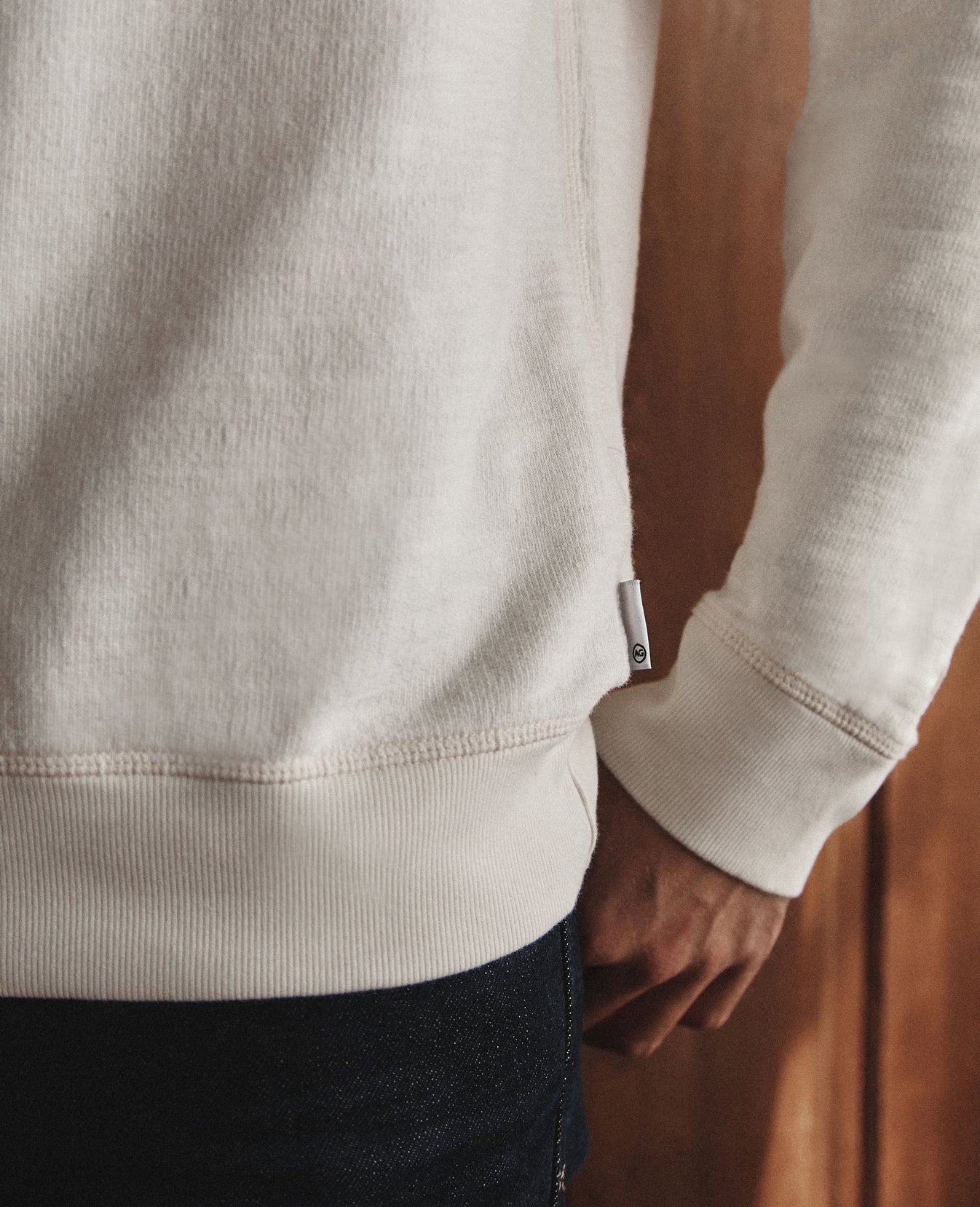 Siris Crew Finger Heart Ivory Dust/Black Love Me Capsule Men Tops Photo 6