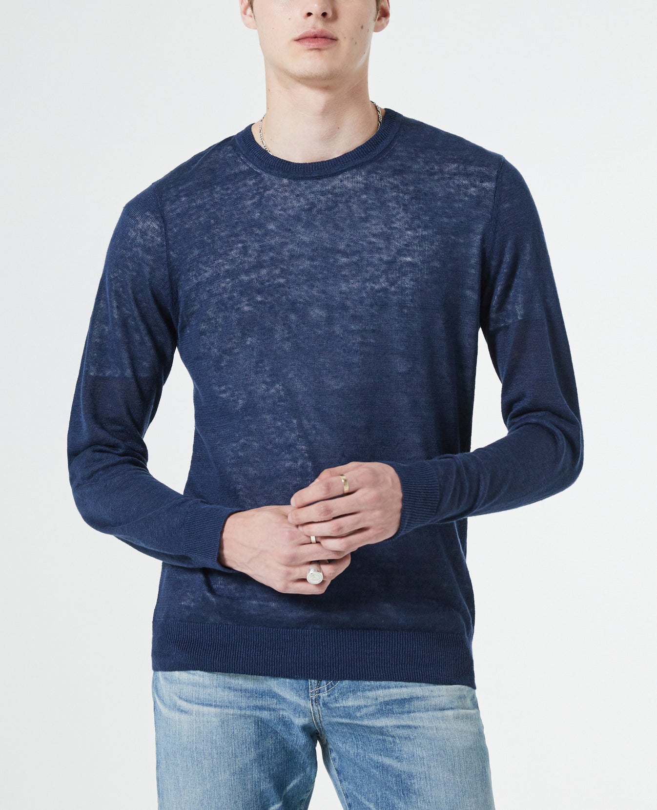 Heyward Crew Dark Cove Long Sleeve Sweater Men Tops Photo 1