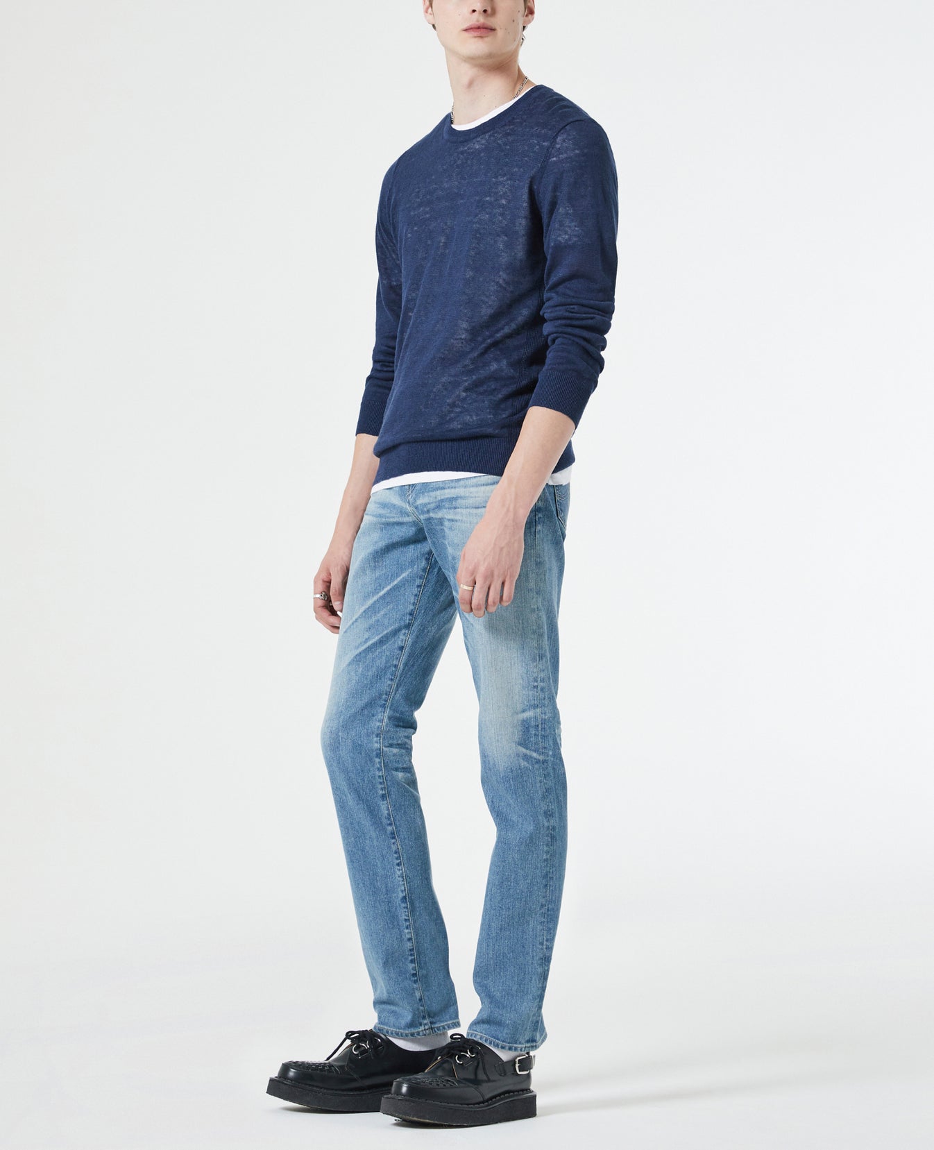 Heyward Crew Dark Cove Long Sleeve Sweater Men Tops Photo 2