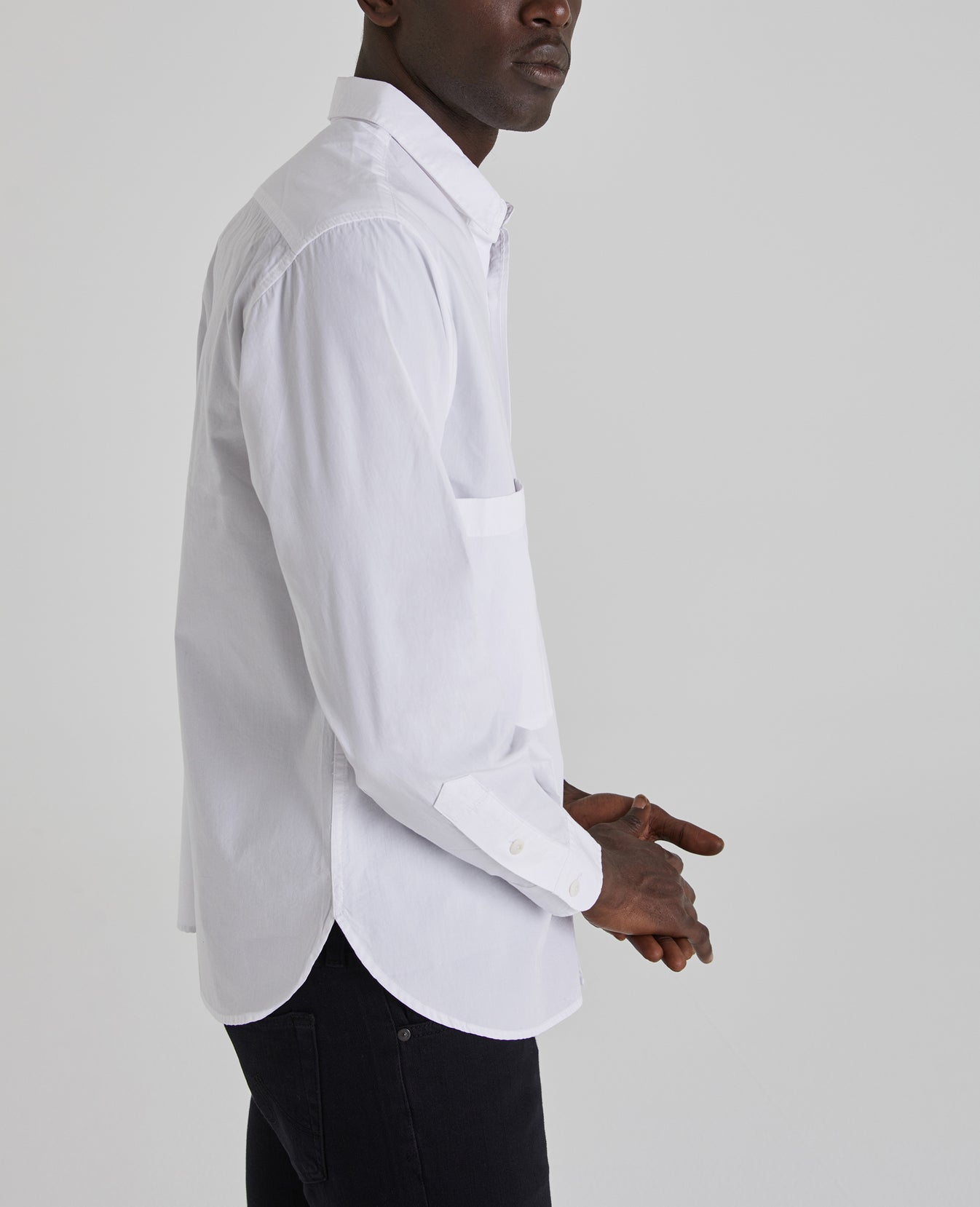 Shiro Oversized Pocket Shirt True White Oversized Pocket Shirt Men Tops Photo 2