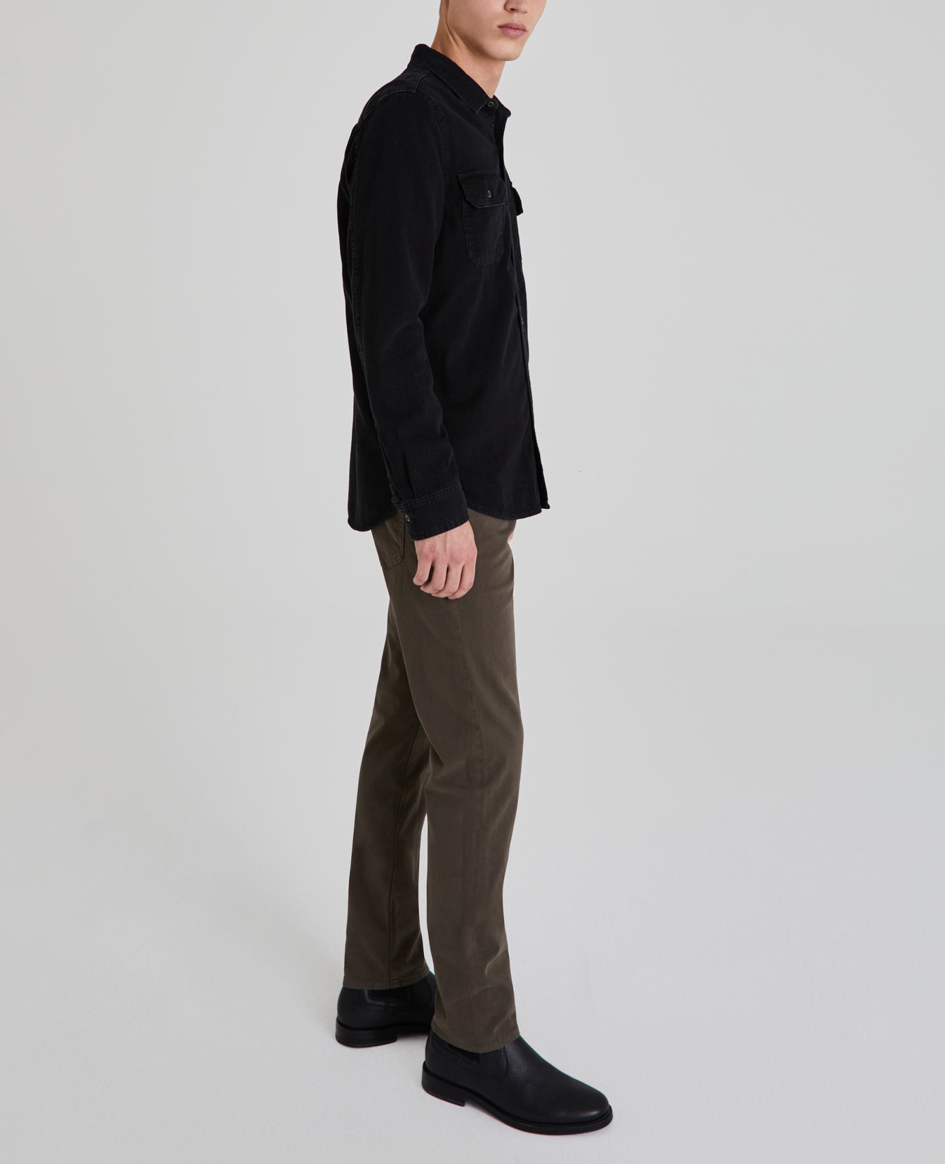 Benning Utility Shirt Cauldron Long Sleeve Buttondown Men Tops Photo 6