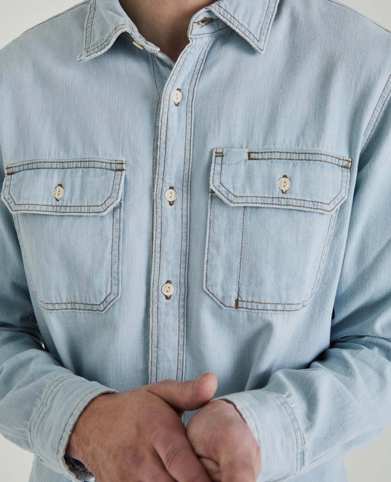 Benning Utility Shirt Ricochet Long Sleeve Buttondown Men Tops Photo 3
