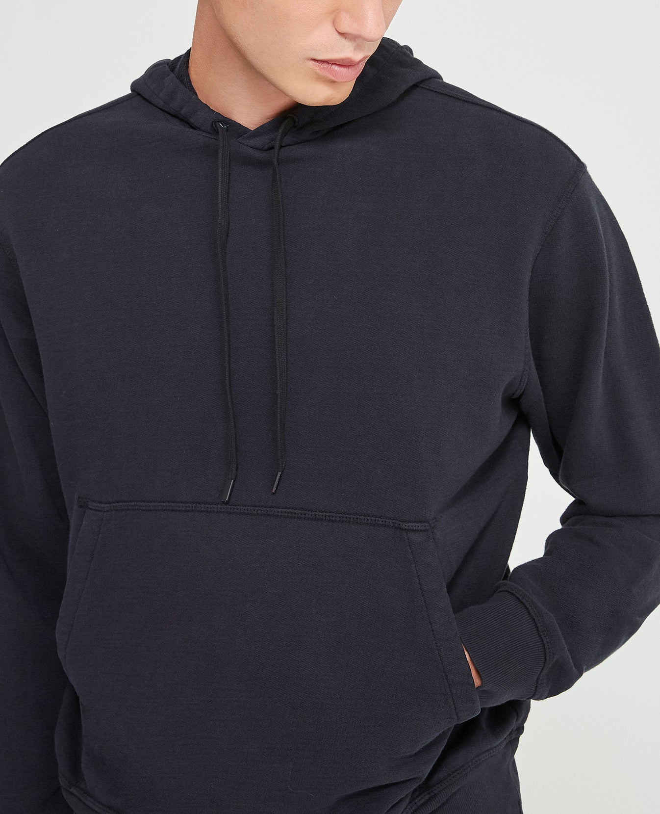 Hydro Pullover Hoodie True Black Hoodie Pullover Men Tops Photo 1