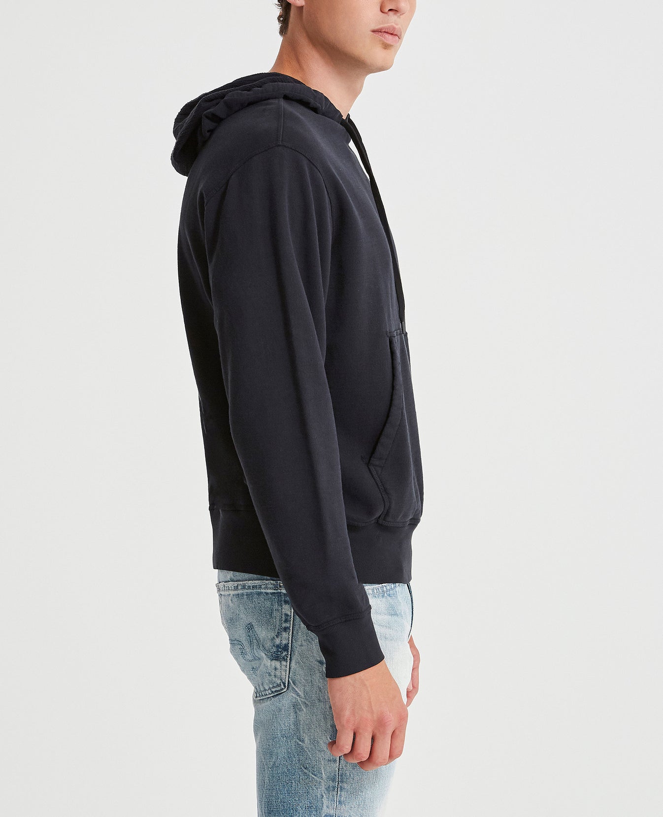 Hydro Pullover Hoodie True Black Hoodie Pullover Men Tops Photo 3