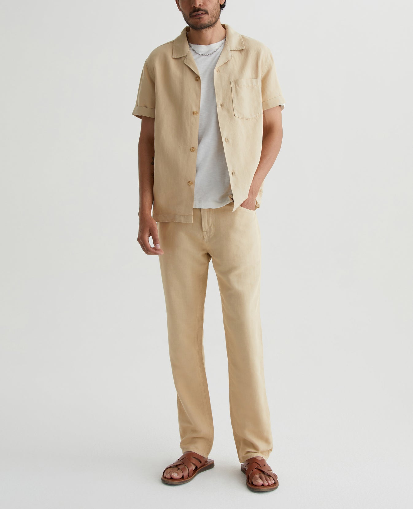 Foster Shirt Wheat Fields Mens Top Photo 2