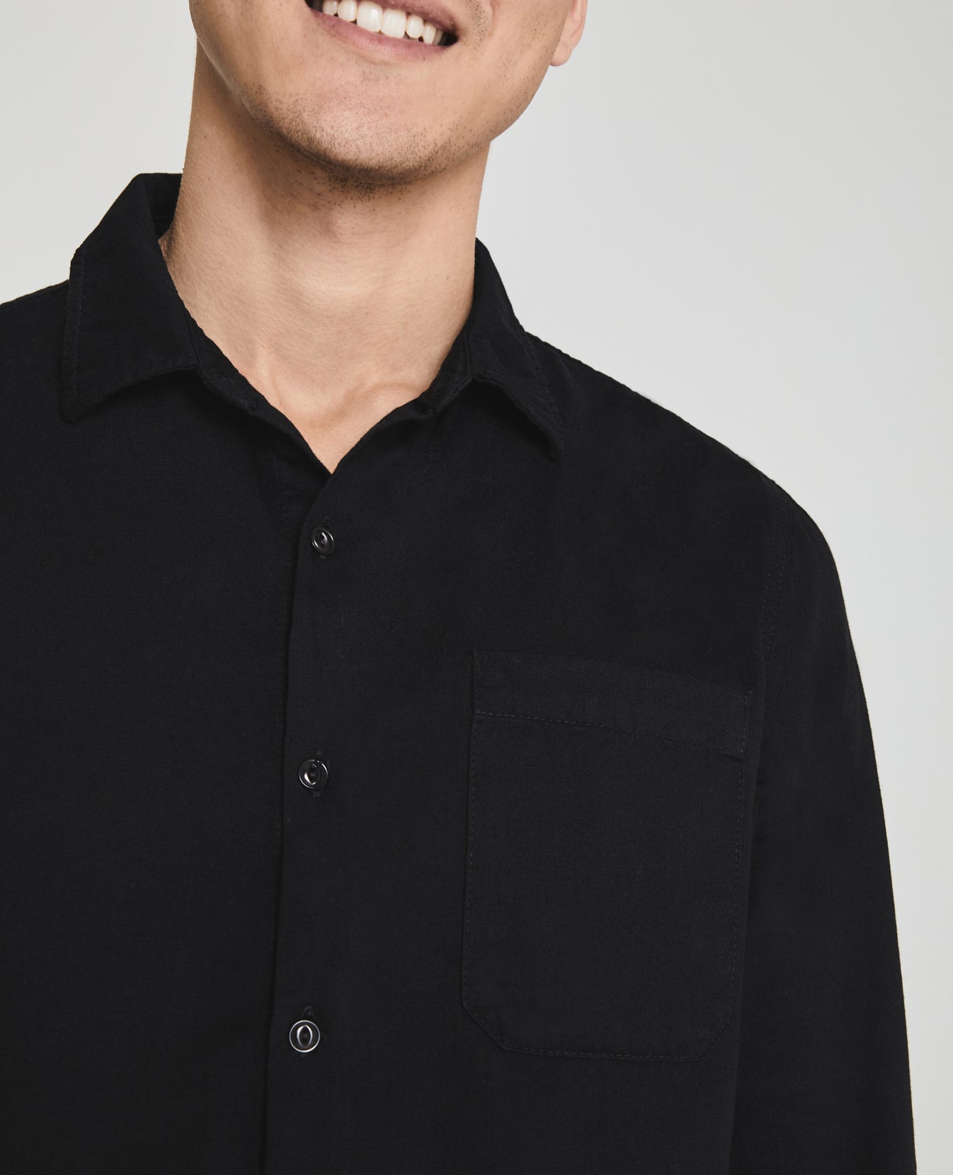 Benning Single Pocket Shirt Retrograde Long Sleeve Shirt Men Tops Photo 4