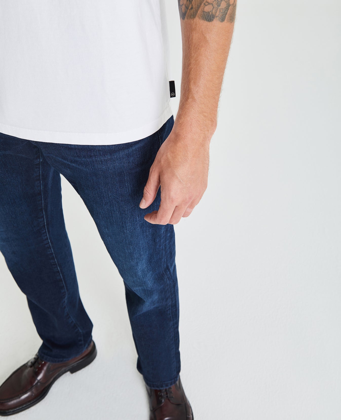 Clyde Short Sleeve Henley True White Classic Fit Crew Men Tops Photo 4