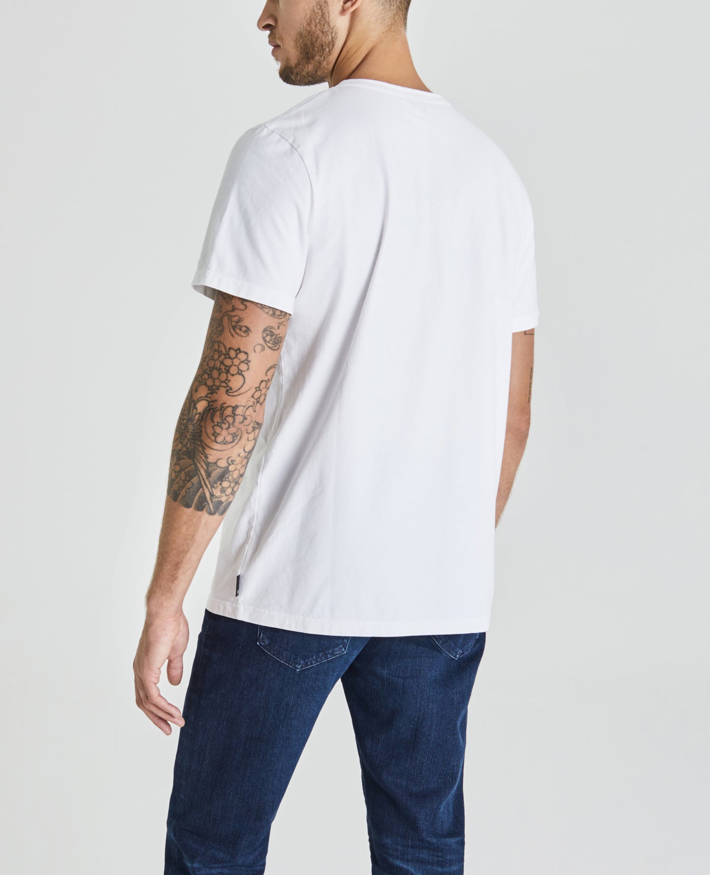 Clyde Short Sleeve Henley True White Classic Fit Crew Men Tops Photo 6
