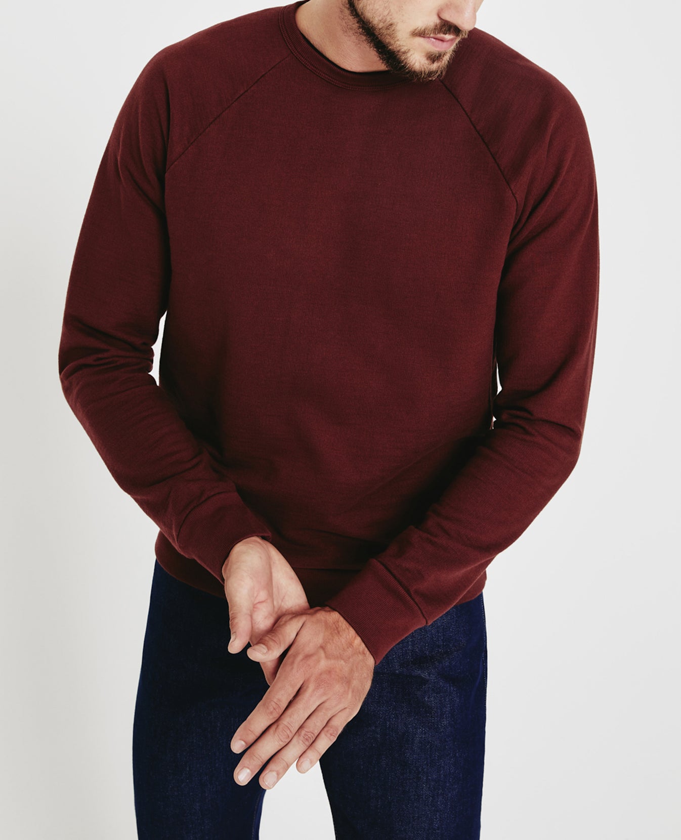 Elba Crew Spiced Rum Classic Fit Crew Men Tops Photo 1